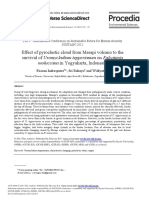 Effect of Pyroclastic Cloud From Merapi Volcano To The Survival of Uromycladium Tepperianum On Falcataria Moluccana in Yogyakarta, Indonesia