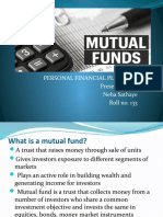 Personal Financial Planning Presented By: Neha Sathaye Roll No. 133