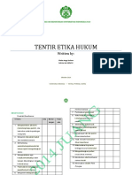 Tentir Etika Hukum 2014