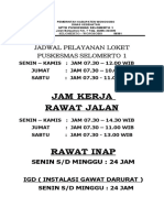 Jadwal Puskesmas