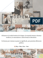 Fonema y Morfema