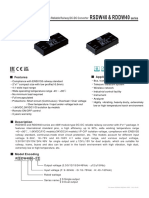 RSDW40 & RDDW40: 40W 2"x1" Package Reliable Railway DC-DC Converter