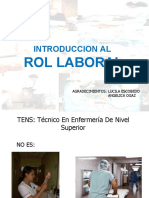 1° Unidad INTRODUCCION AL ROL LABORAL TENS AIEP 2011 Ok