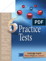 Pages: 6 Practice Tests For The Cambridge English First (Fce) For Schools