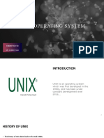Unix Operating System: Submitted To Submitted by Sawan Panwar