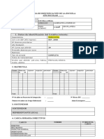 Formato Ficha de Identificacion Escuela