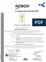 Certificado Pefc Biomasa Forestal 2026