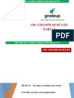 120+ Grammar Rules Part - 6