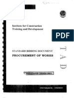 Procurement of Work Ictad Sbd 01 2007