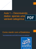 0.2 - Descrevendo 1 Variável Categórica No R Studio