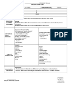 5 Grades 2 Hours ... October 1 1 Hello: English Lesson Plan Grade Time/Duration Day/Date Unit Theme Topic