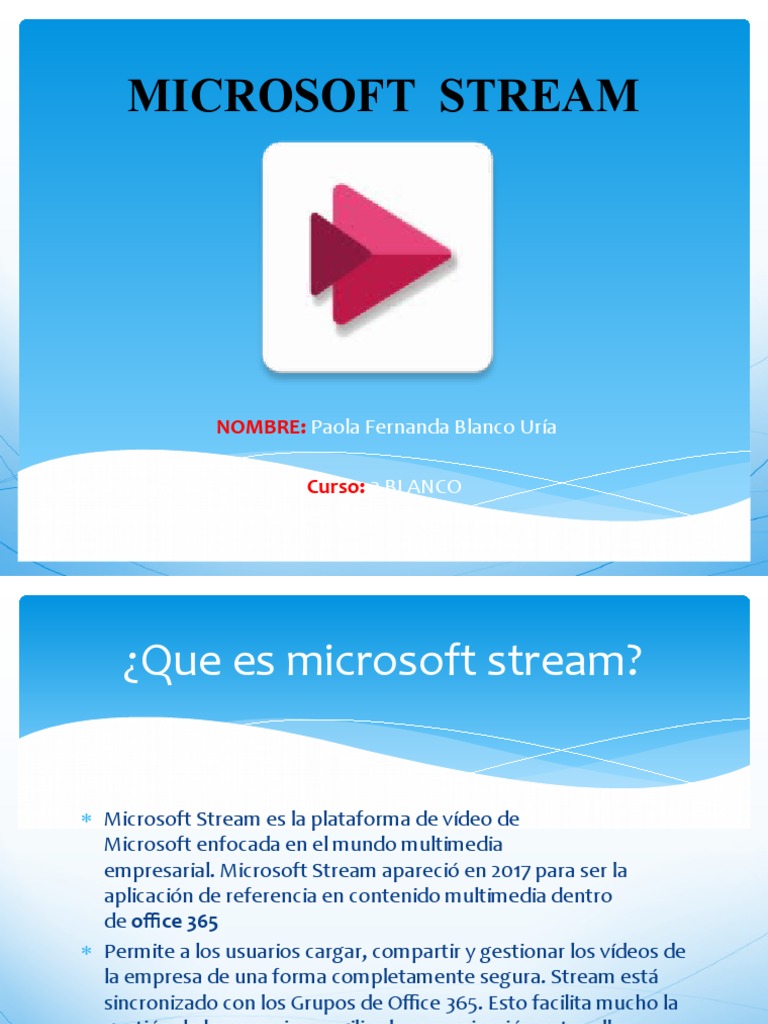 Guía Completa de Microsoft Stream | PDF