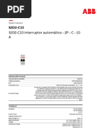 S202-C10 Interruptor Automático - 2P - C - 10 A: Product-Details