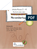 Novembertage SCH 252 Lerheft Klasse2