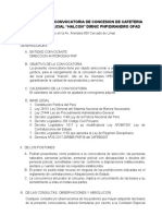 Bases para La Convocatoria de Concesion de Cafeteria Del Local Policial