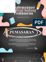 Implementasi Strategi Bidang Pemasaran