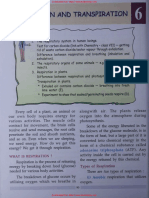 ICSE Class 7 Biology Chapter 06 Respiration and Transpiration