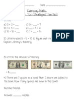 isleverydaymath unit2pre-test