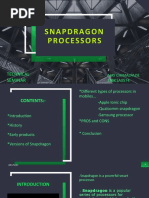 Snapdragon Processors: Technical Seminar
