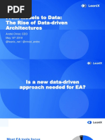 LeanIX - From Models To Data The Rise of Data Driven Architectures