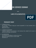 Building Services Seminar: Laws of Illumination