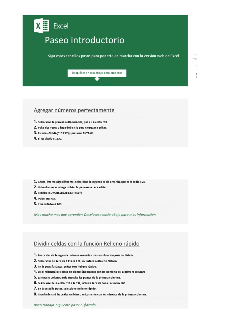 Curso de Excel 1 | PDF | Archivo de computadora | Microsoft Excel