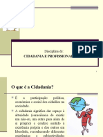 Cidadania e Profissionalidade