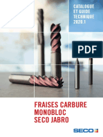 SECO - Fraises Carbure Monobloc