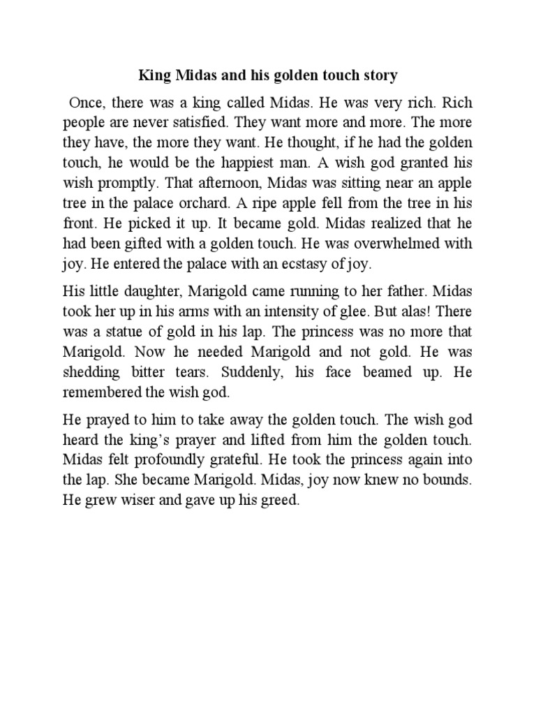 King Midas And The Golden Touch - Moral Short Story for Kids - Short Stories  4 Kids
