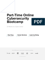 Part-Time Online Cybersecurity Bootcamp: 24 Weeks To A Cyber Career