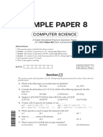 Sample Paper 8: Computer Science