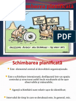 DO III - Schimbarea Planificata