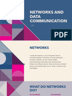Networks and Data Communication