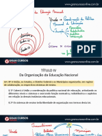 Aula 8 - Lei de Diretrizes e Bases - Título IV (Slide)