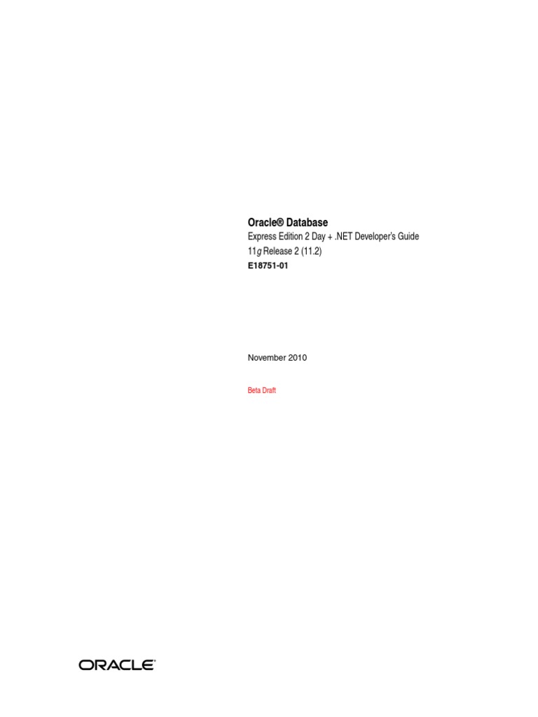 2 Day + Developer's Guide PDF Oracle Database Microsoft