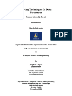 Sorting Techniques in Data Structures: in Partial Fulfilment of The Requirements For The Award of The