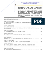 Reglamento de Las Condiciones Generales de Trabajo