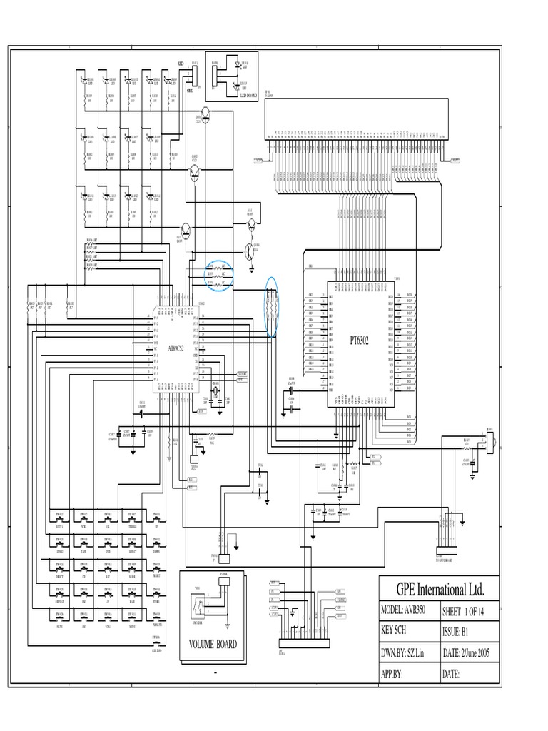 AVR350 Schematic Diagram | PDF