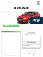 Manual Skoda A05 Rapid Spaceback OwnersManual