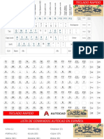 Lista de Comandos Autocad