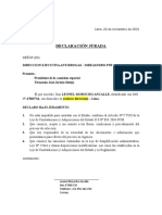 Declaracion Jurada - PNP