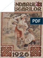 Calendarul Plugarilor Pe Anul 1926