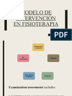 Modelo de Intervención en Fisioterapia