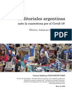 Editoriales Argentinas Ante La Cuarentena Por Covid-19