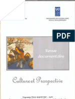 Culture et prospective: revue documentaire (PNUD - 2001)