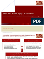 Sunrise Fund Pitchbook 1110v1