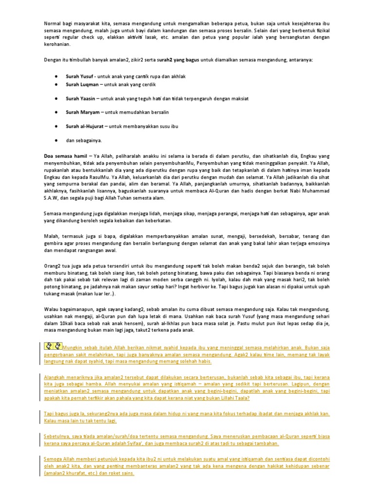 Amalan Mengandung Pdf