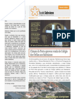 Escola Salesiana - Colégio Dos Órfãos Do Porto - Newsletter 8 Maio Junho 10 11