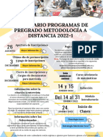 Calendario Faedis 2022-1 Universidad Militar Nueva Granada