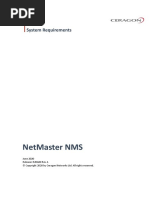 Ceragon NetMaster System Requirements R20A00 Rev A